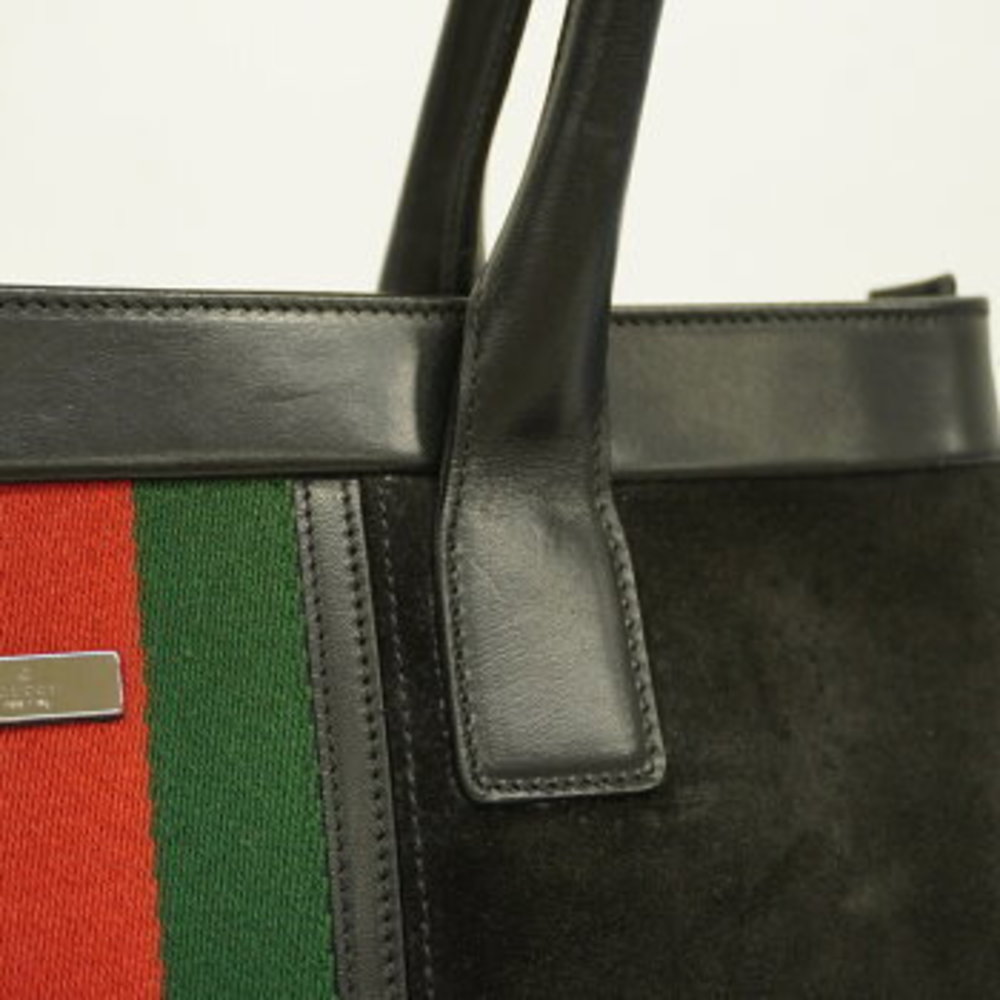 Gucci Sherry Suede Leather Tote Bag - Picture 7 of 8